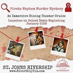 Pirates Mayhem:  A New Theatrical Murder Mystery Cruise Debuts Aboard the Barbara-Lee