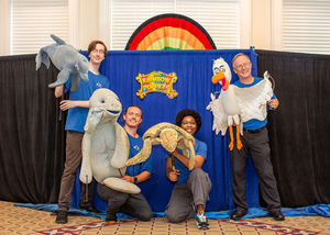 “Chessie the Manatee” by Rainbow Puppets