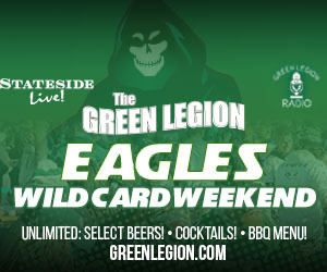 Wild Card Round- Green Legion Home Game Tailgate