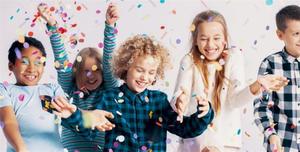 Kids Noon Year Countdown