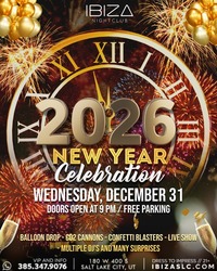 NEW YEAR’S EVE at IBIZASLC