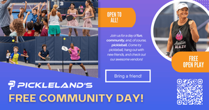 Free Pickleball Community Day at Pickleland