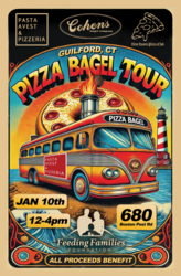 Pizza Bagel Fundraiser: Avest Pizza x Cohen's Bagels for Feeding Families Foundation
