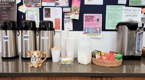 Coffee at the Library