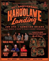 Kahoolawe 50: A Free Music Concert Celebrating the 50th Anniversary of the Kahoolawe Landing