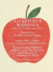 Backpacks & Blessings: A Mid-Year School Supply Drive