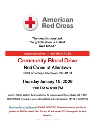 Red Cross Community Blood Drive