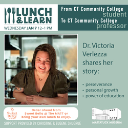 Lunch and Learn: From CT Community College Student to CT Community College Professor