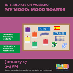 Intermediate Youth Art Workshop: My Vibe: Mood Boards