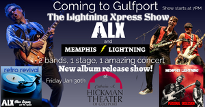 Blues Rock Album Release Alex Lopez and Memphis Lightning