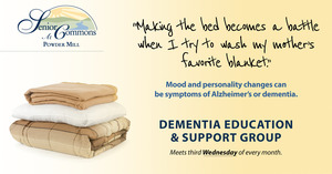 Dementia Education and Support Group at Senior Commons