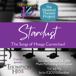 Stardust: The Songs of Hoagy Carmichael, at Maltz Performing Arts Center on January 24, 2026