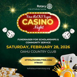 Viva RoCKS Vegas - Rotary of Kahala Sunrise Annual Fundraiser 2026