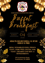 Kunkletown Volunteer Fire Company Buffet Breakfast