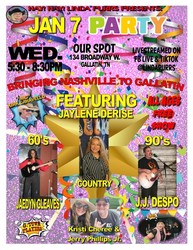 Live Music Jan 7th Our Spot 5:30-8:30pm