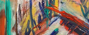 Abstract Landscape on Canvas (Ages 7-13)