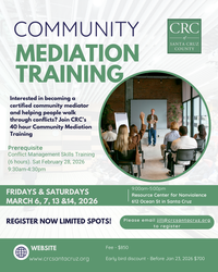 CRC's Community Mediation Training (40 hrs)