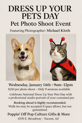 Dress Up Your Pets Photo Shoot @ Poppin' Off