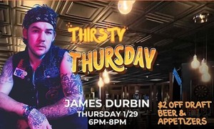Live Music with James Durbin!