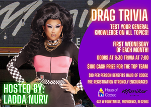 Drag Trivia with Host Ladda Nurv at Moniker Brewery