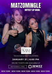 MATZOMINGLE® AFTER WORK EVENT @ New York January 2026