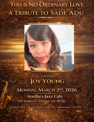Sky Covington's  “No Ordinary Love: A Tribute to Sade”​ ft Joy Young