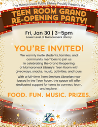 Teen Room Grand ReOpening!