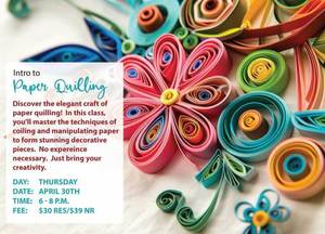 Intro to Paper Quilling