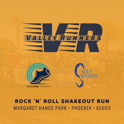 Rock 'n' Roll Shakeout Run with Valley Runners, Taylored Training, and Sole Sports