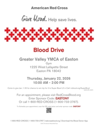 Greater Valley YMCA of Easton Community Blood Drive