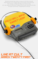 Kelly Bell Band and Sweet Leda LIVE at Cult March 21