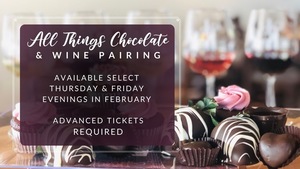All Things Chocolate & Wine Pairings