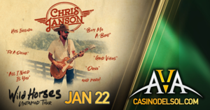 Multi-Platinum Country Powerhouse Chris Janson Live at AVA Amphitheater January 22
