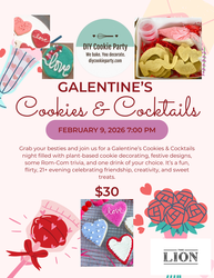 Galentine's Cookies & Cocktails