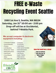 Free Electronic Recycling Event Seattle