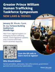 Greater Prince William Human Trafficking Taskforce Symposium:New Laws & Trends