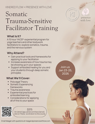 Somatic Trauma-Sensitive Facilitator Training