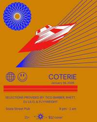 NAP DNB presents COTERIE: TICO BARBER / RHETT / DJ LILO / FLYWEIGHT