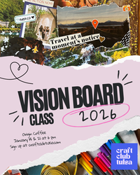 Vision Board Class with Craft Club Tulsa