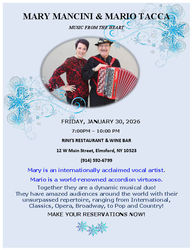 Mary Mancini & Mario Tacca Performing Live at Rini's in Elmsford