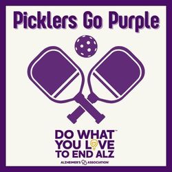 Picklers Go Purple to End Alzheimer's