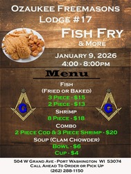 Monthly Friday Fish Fry
