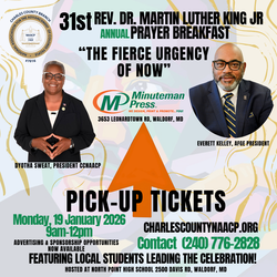 31st Annual Dr. Rev Martin Luther King Jr Prayer Breakfast