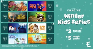 Winter Kids Series At Select Emagine Theaters
