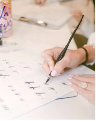 Calligraphy Workshop with Gibbs Elliott Calligraphy