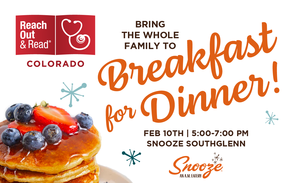 Reach Out and Read Colorado's Breakfast for Dinner Fundraising Event