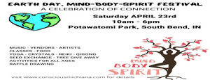 EARTH DAY, MIND – BODY – SPIRIT FESTIVAL