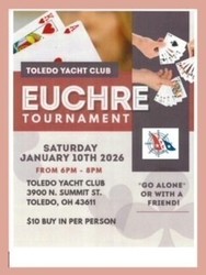 Euchre Nite Saturday Jan 10,2026 6:00 Everyone is Wecolme- Single or Couples!