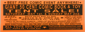 CBC Giant 50-CENT Comic Book and Toy Tent Sale