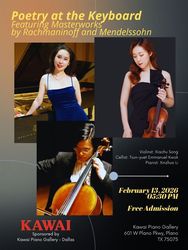 Poetry at the Keyboard - Masterworks by Rachmaninoff and Mendelssohn